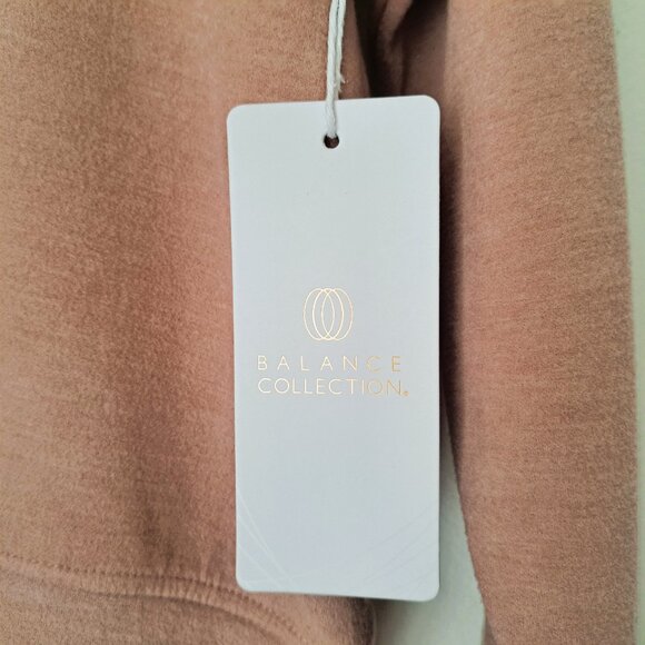 Balance Collection Women Top Pullover Hoodie Sweatshirt Beige Size Small  NWT - Picture 5 of 9